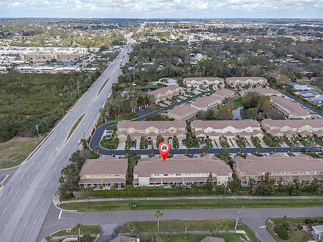 aerial view featuring a residential view