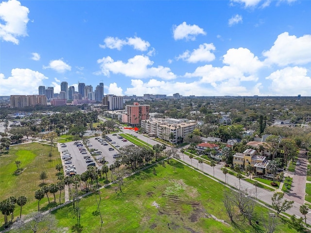 1200 N Shore Dr NE Unit 102, Saint Petersburg, FL 33701 - birds eye view of property with a city view