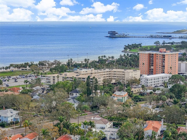 1200 N Shore Dr NE Unit 102, Saint Petersburg, FL 33701 - bird's eye view with a water view