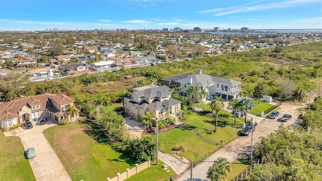 drone / aerial view featuring a residential view