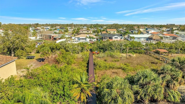 drone / aerial view featuring a residential view