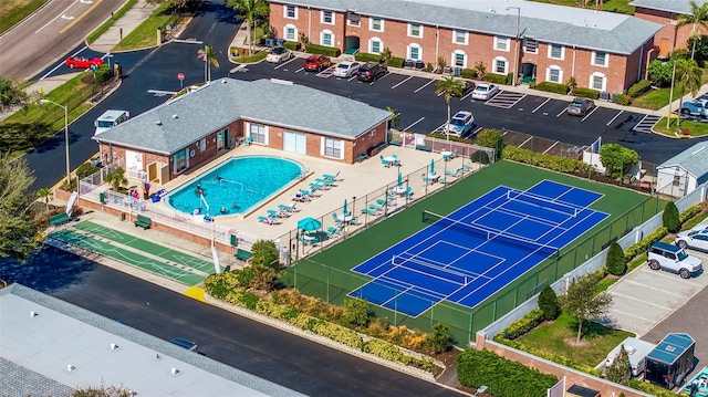 drone / aerial view