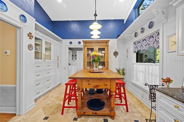 view of dining area