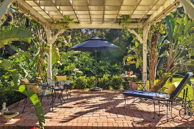 view of patio