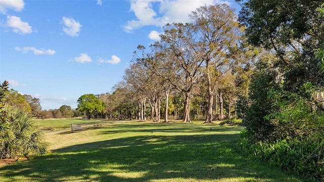 view of home's community featuring a lawn