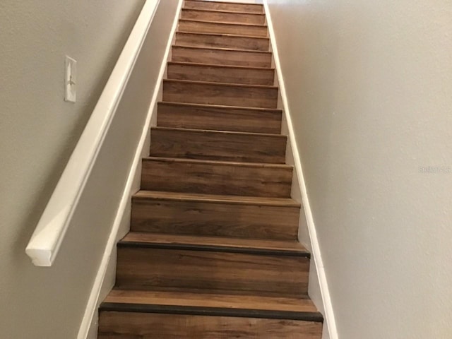 view of stairway