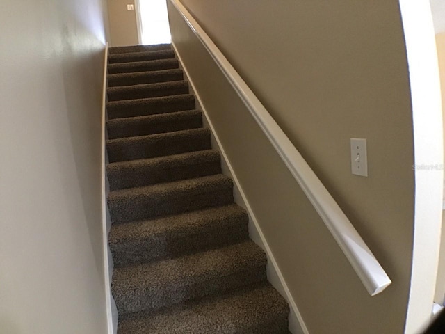 view of staircase