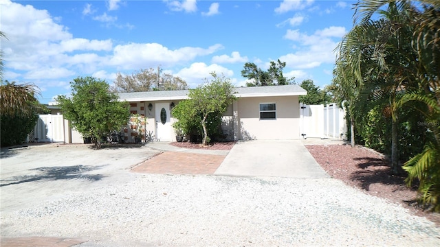 view of ranch-style home