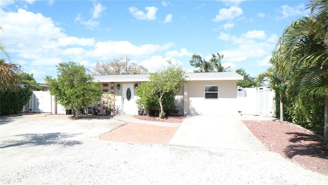 view of ranch-style house