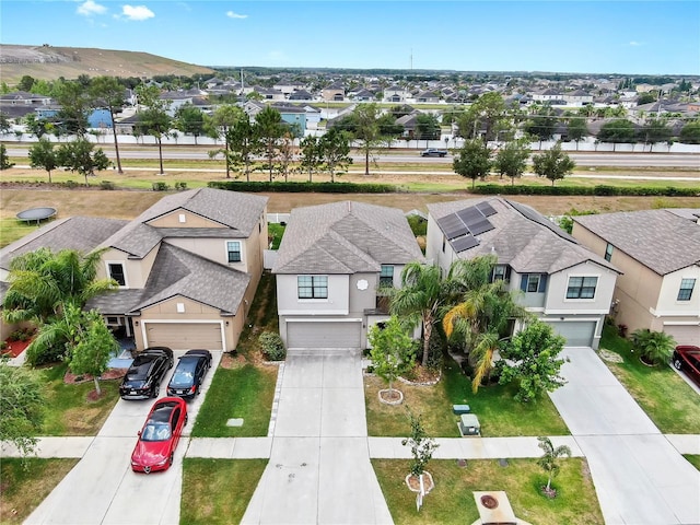11201 Hudson Hills Ln, Riverview, FL 33579 - aerial perspective of suburban area with a large body of water