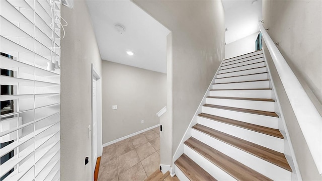 11201 Hudson Hills Ln, Riverview, FL 33579 - staircase with recessed lighting