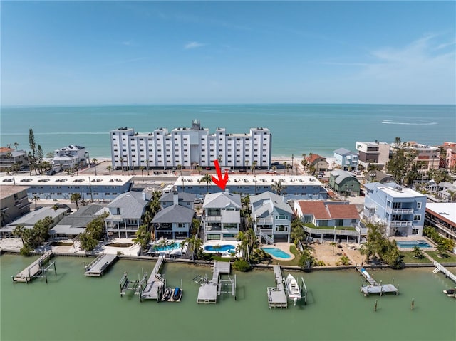 8505 Blind Pass Dr, Treasure Island, FL 33706 - aerial view of a large body of water