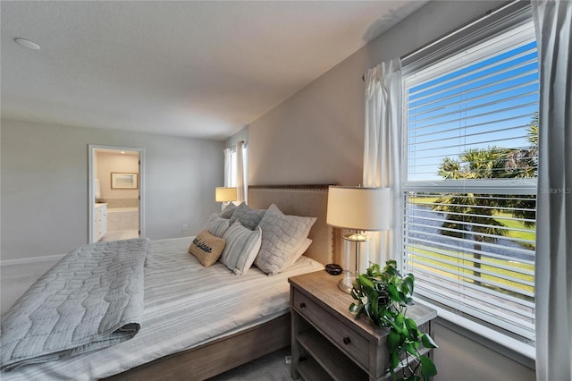 bedroom with ensuite bathroom