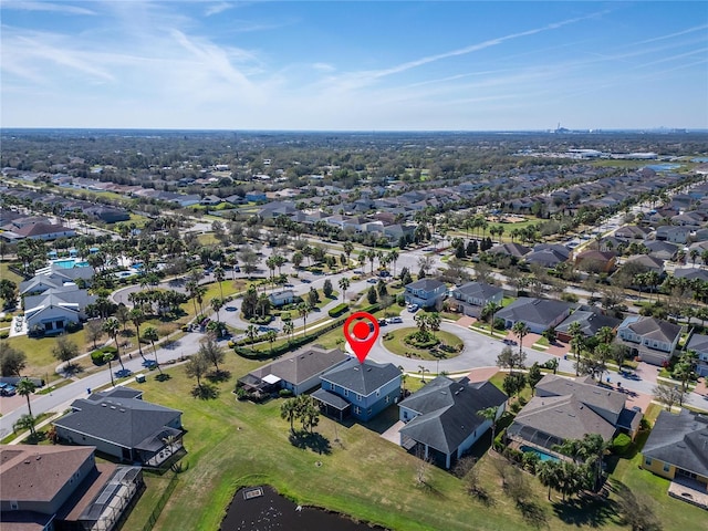 birds eye view of property featuring a residential view