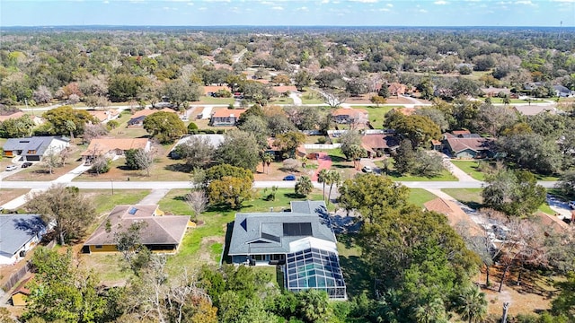 drone / aerial view featuring a residential view