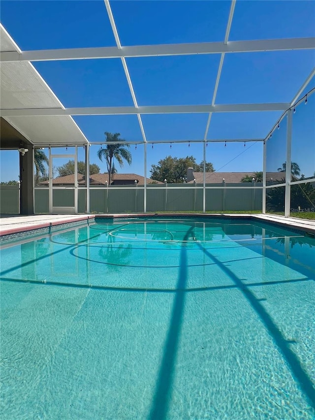 2015 Golf Manor Blvd, Valrico, FL 33596 - view of pool with a lanai and a fenced in pool