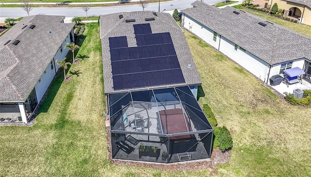 birds eye view of property featuring a residential view