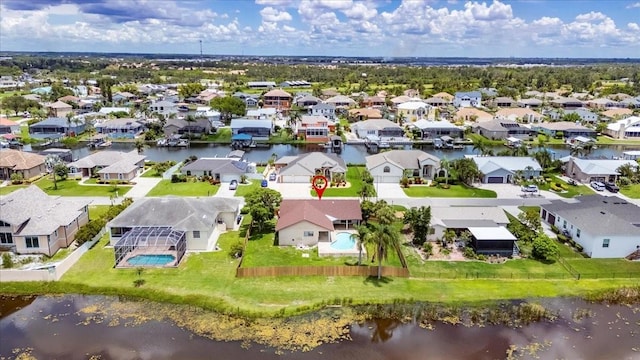 811 Eagle Ln, Apollo Beach, FL 33572 - aerial view of residential area with a nearby body of water