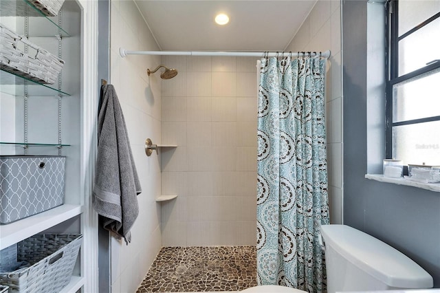 811 Eagle Ln, Apollo Beach, FL 33572 - full bath with a tile shower and recessed lighting