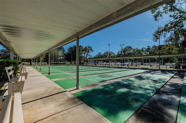 surrounding community with shuffleboard