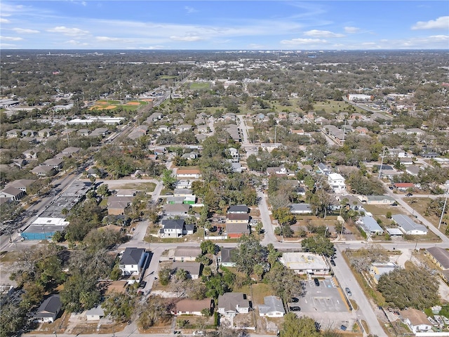 bird's eye view featuring a residential view