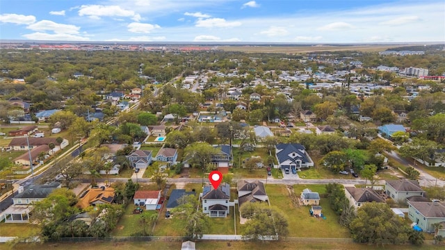 birds eye view of property featuring a residential view