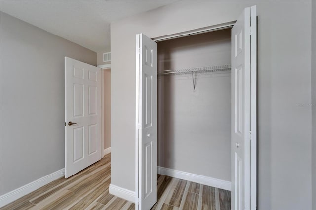 closet featuring visible vents