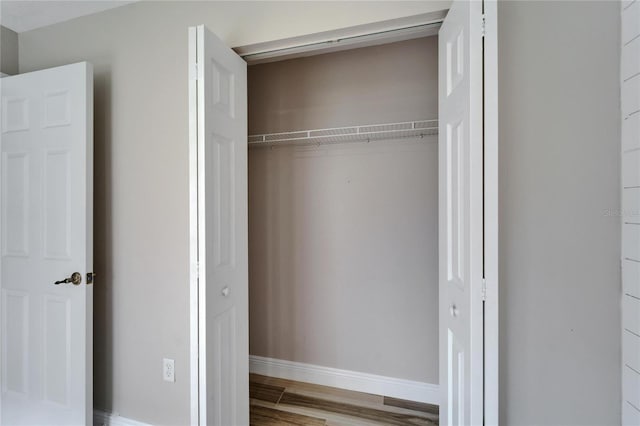 view of closet