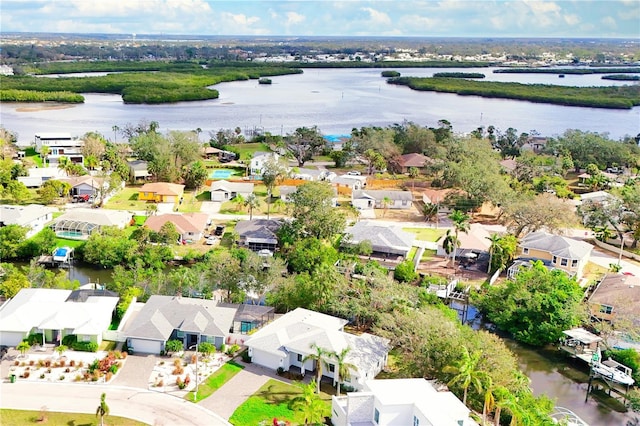 809 30th Ct E, Bradenton, FL 34208 - aerial view with a residential view and a water view