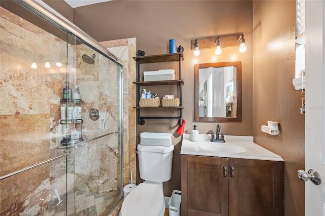 4301 W San Luis St, Tampa, FL 33629 - full bath with toilet, a stall shower, and vanity