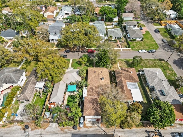 drone / aerial view featuring a residential view