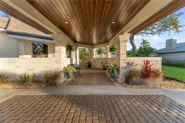 view of patio