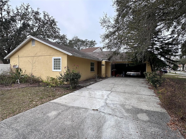 view of ranch-style house