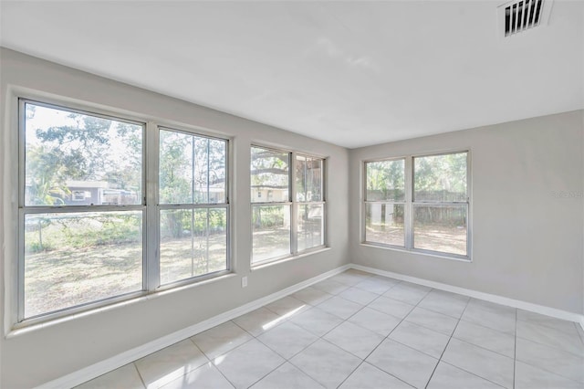 view of tiled empty room