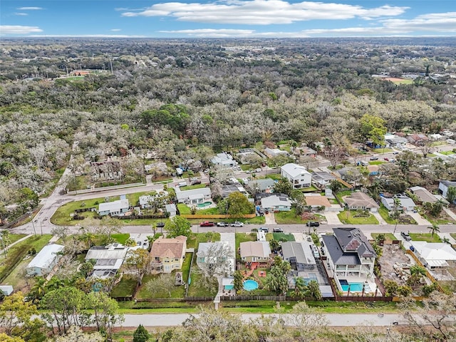 bird's eye view featuring a residential view