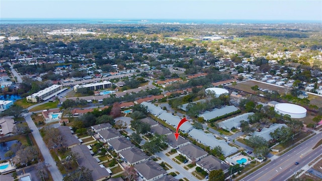 bird's eye view featuring a residential view