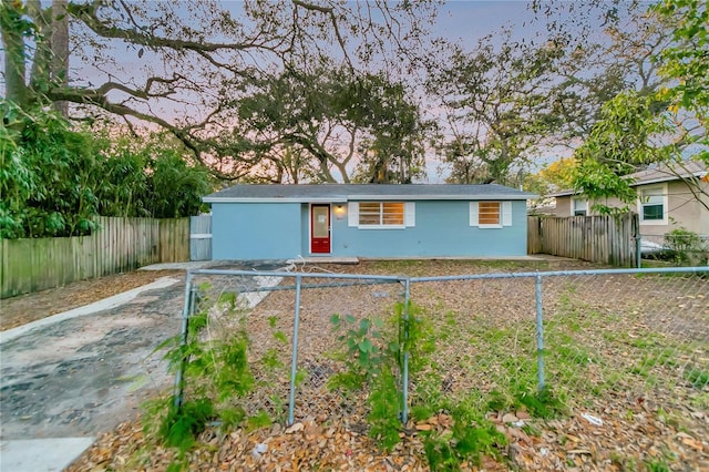 view of ranch-style house