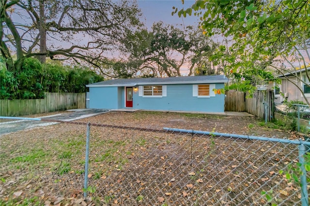 view of ranch-style house