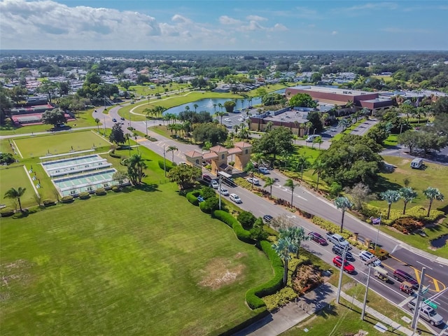 2301 Grenoble Pl Unit 1, Sun City Center, FL 33573 - bird's eye view with a water view