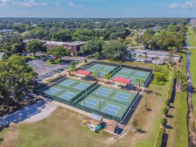 2301 Grenoble Pl Unit 1, Sun City Center, FL 33573 - drone / aerial view