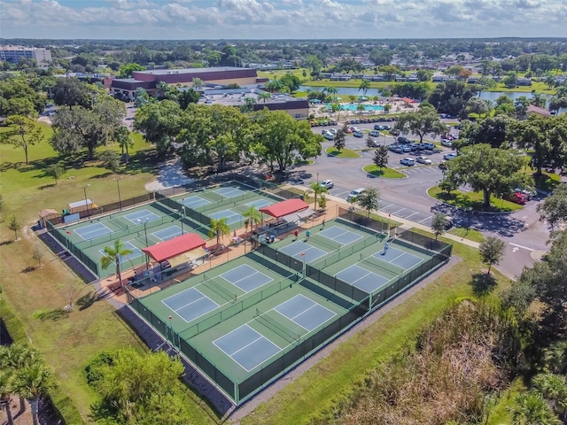 2301 Grenoble Pl Unit 1, Sun City Center, FL 33573 - bird's eye view featuring a water view