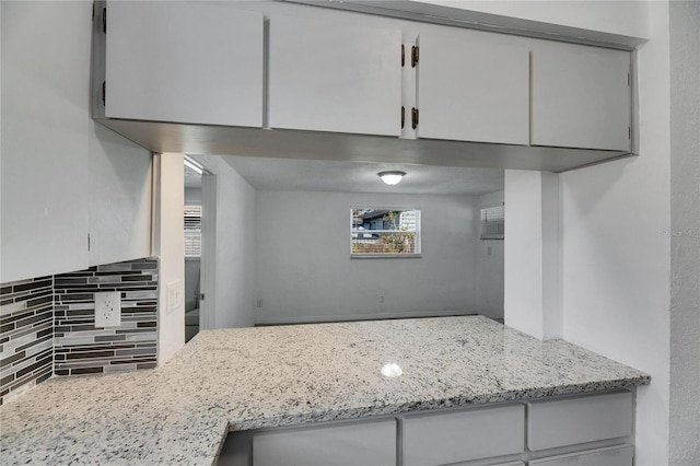 kitchen with light stone counters