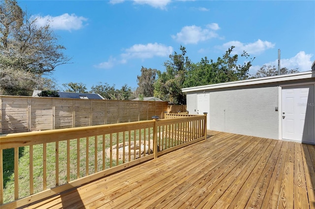 view of deck