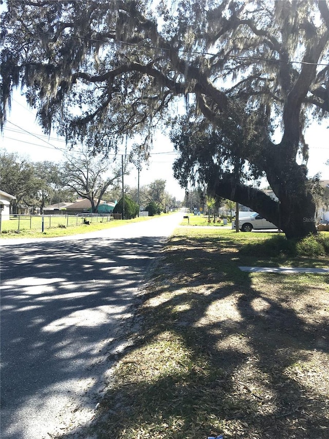 view of road