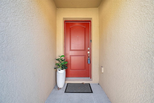 view of entrance to property