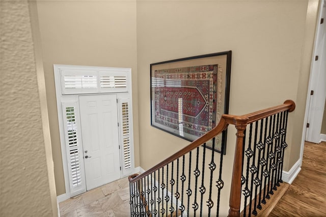 entrance foyer featuring baseboards