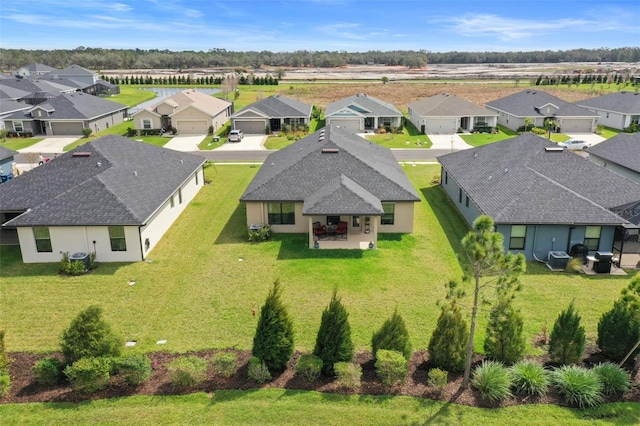 bird's eye view featuring a residential view