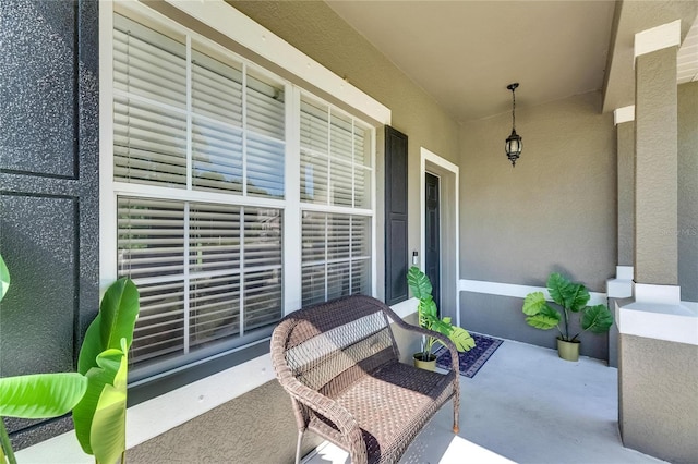 view of patio / terrace with covered porch