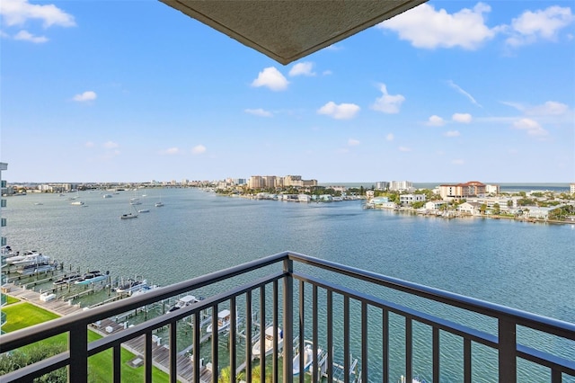 690 Island Way Unit 1003, Clearwater Beach, FL 33767 - water view with nearby urban area