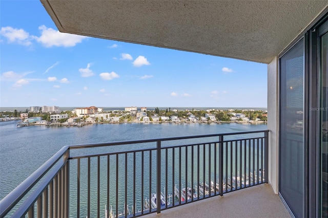 690 Island Way Unit 1003, Clearwater Beach, FL 33767 - balcony featuring a water view and a city view